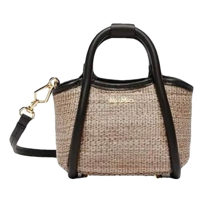 Marine leather crossbody bag