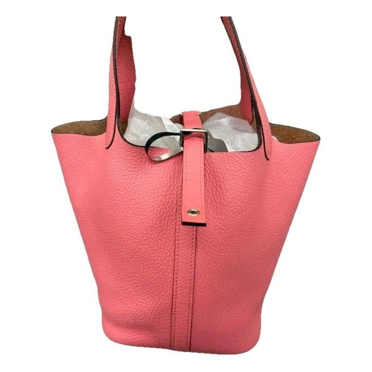Picotin leather handbag