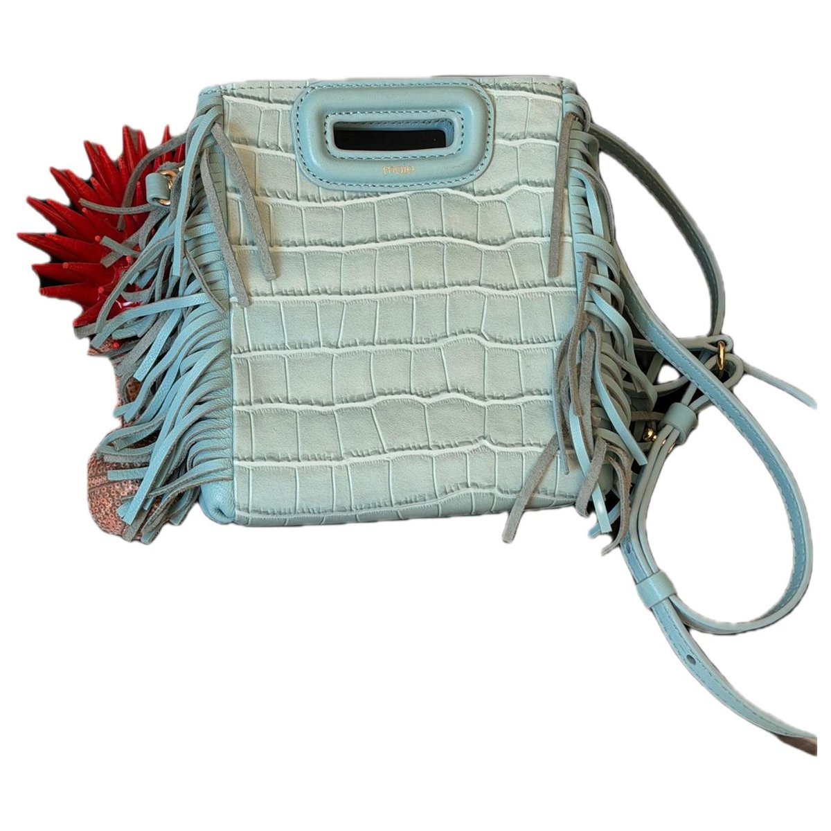 Sac M leather mini bag
