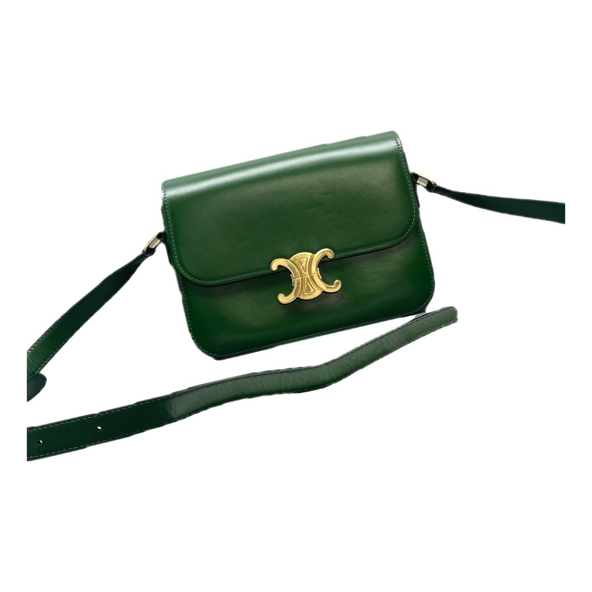 Triomphe leather handbag