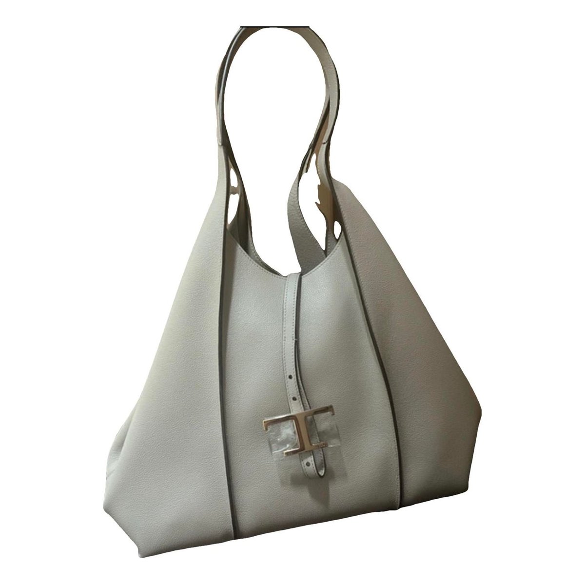 Shopping Media leather handbag