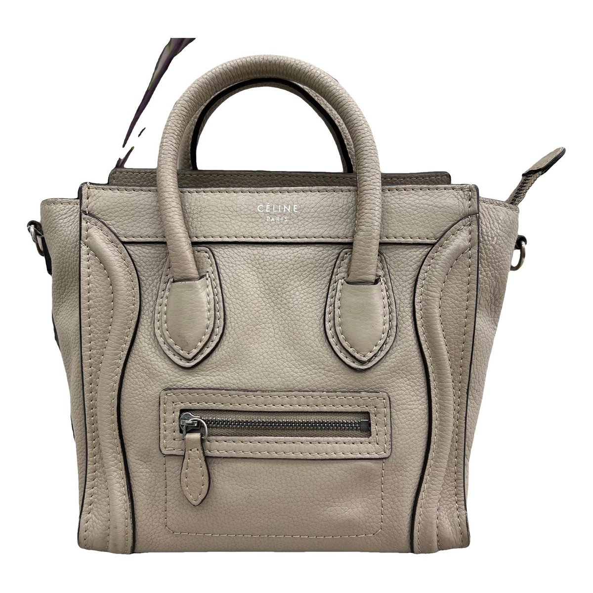Luggage leather handbag