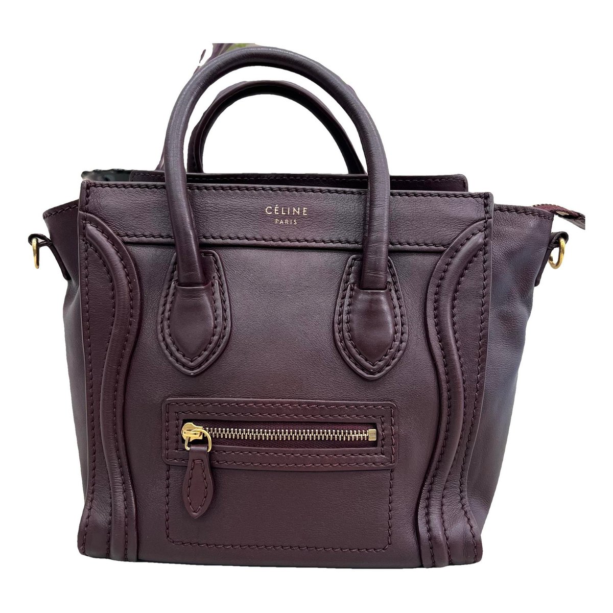 Luggage leather handbag