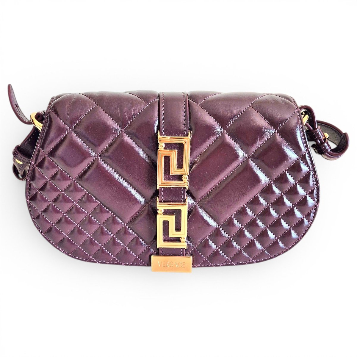Greca Goddess leather handbag