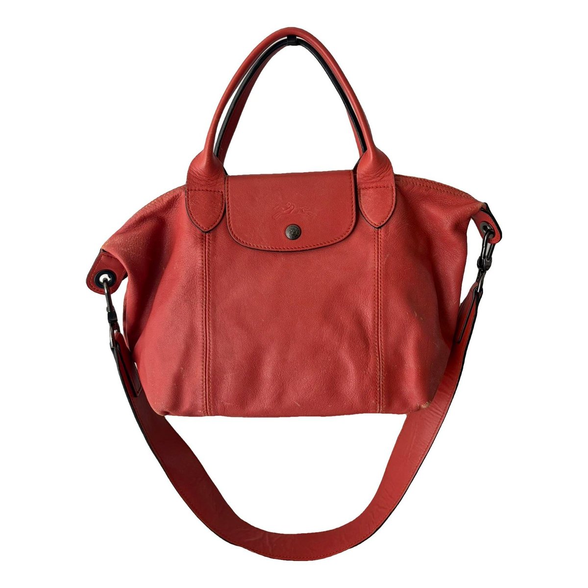 Pliage leather handbag