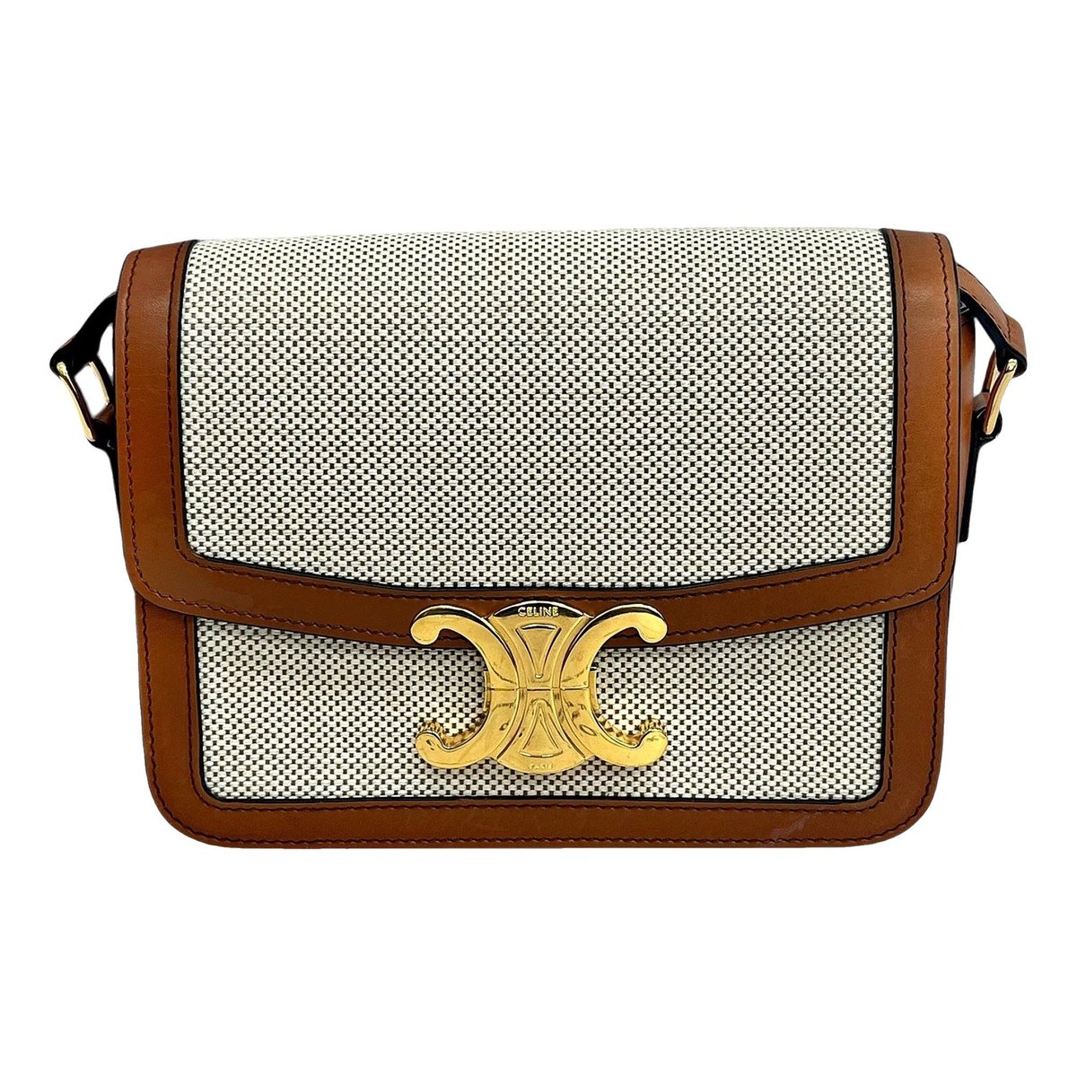 Triomphe cloth handbag
