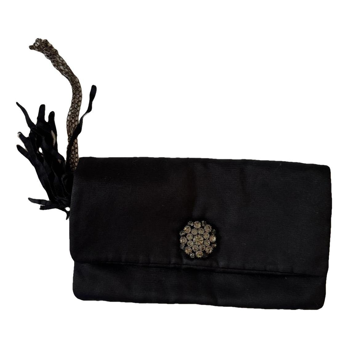Silk clutch bag