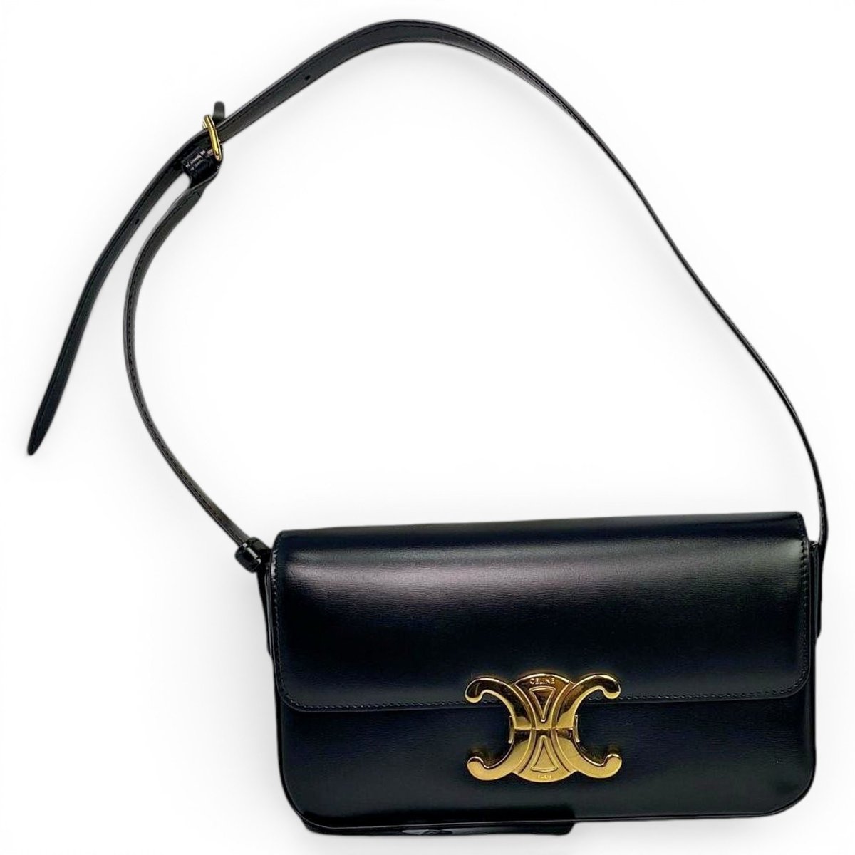Triomphe Long leather handbag