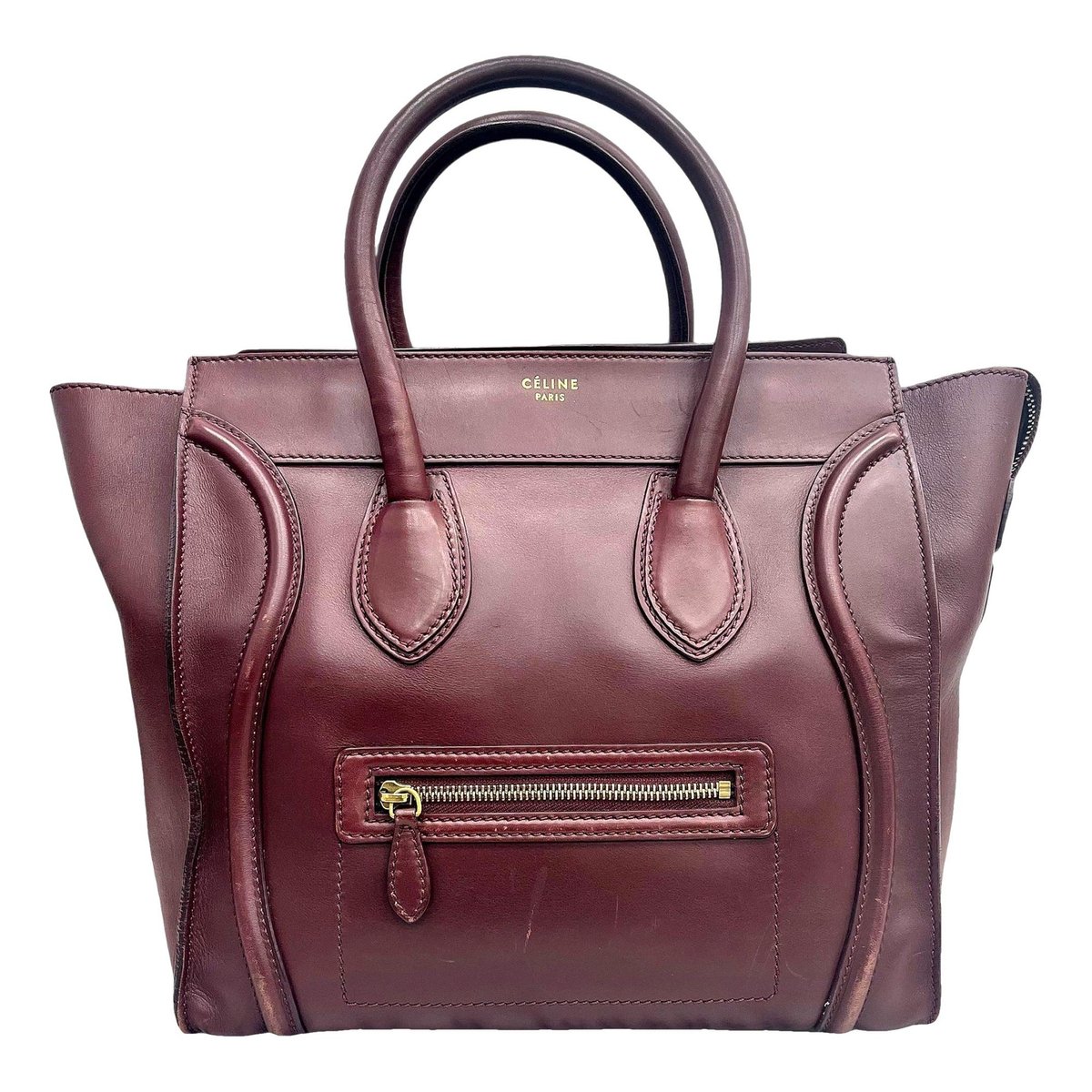 Luggage leather handbag