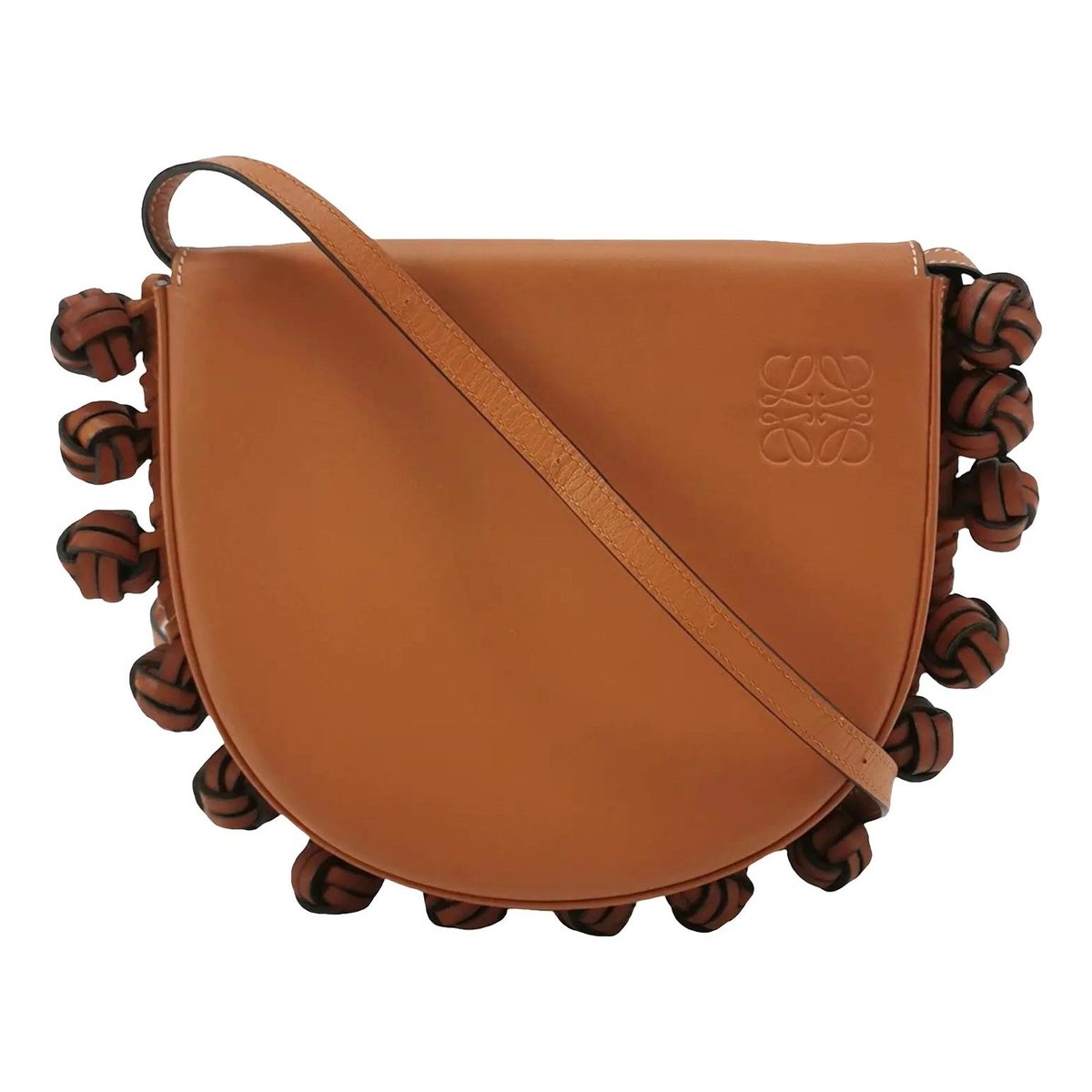 Heel leather crossbody bag