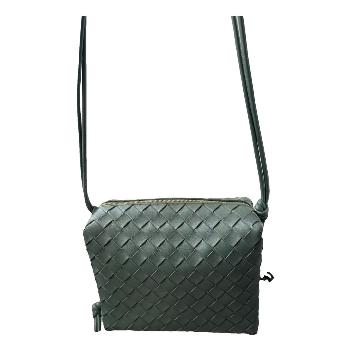Loop leather handbag