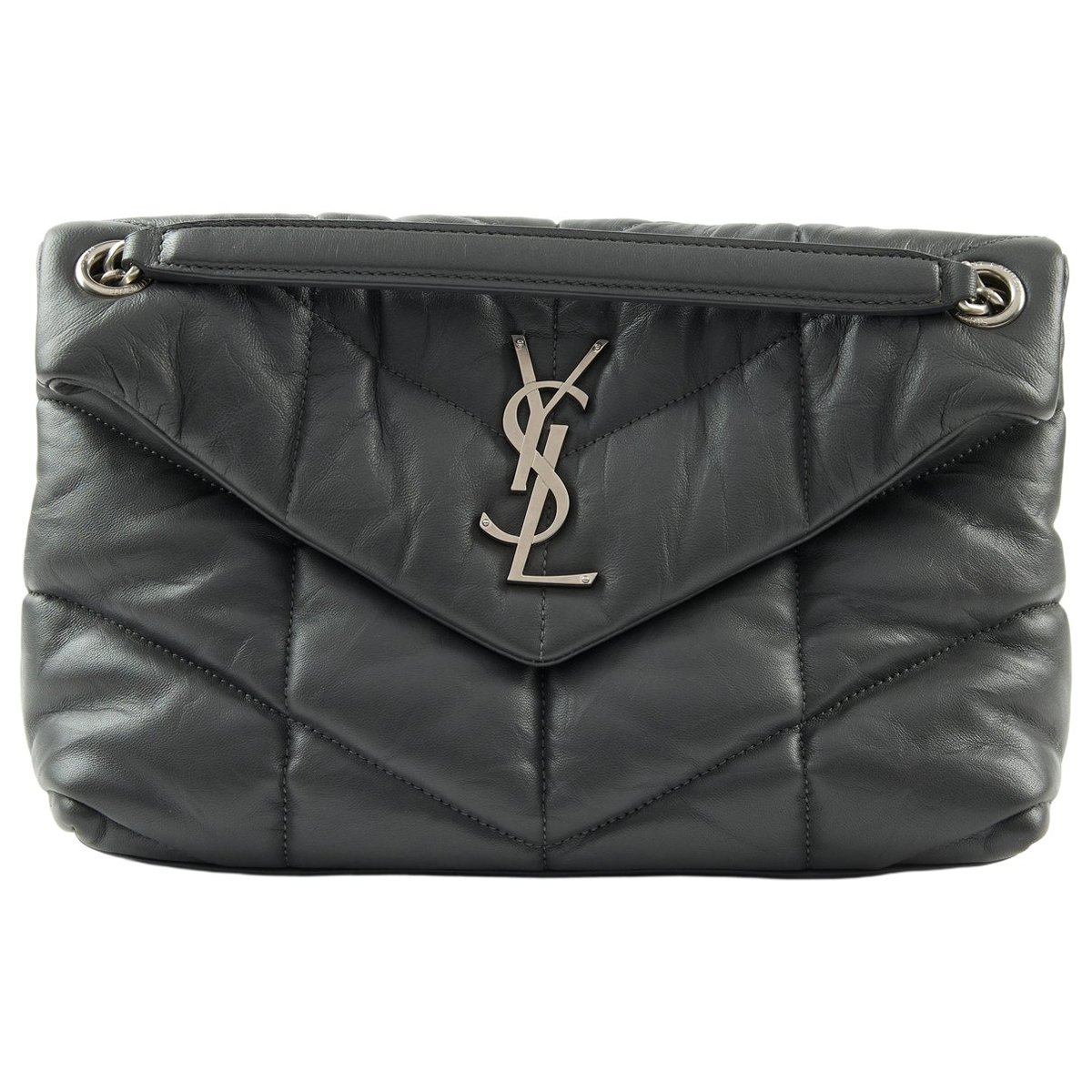 Loulou Puffer leather crossbody bag