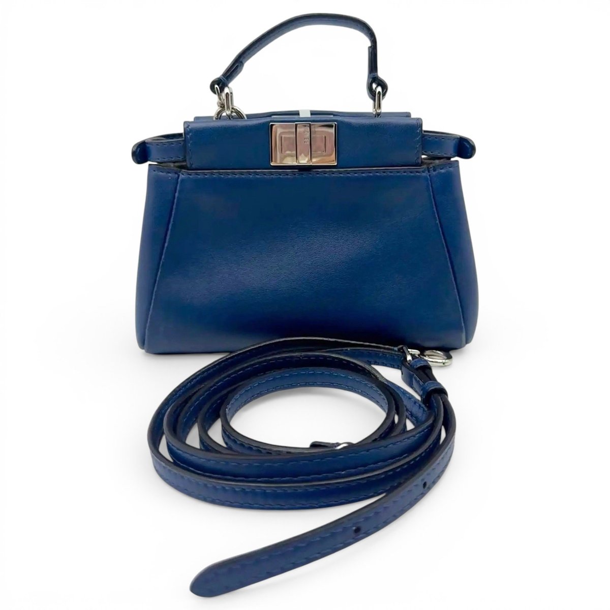 Peekaboo leather handbag
