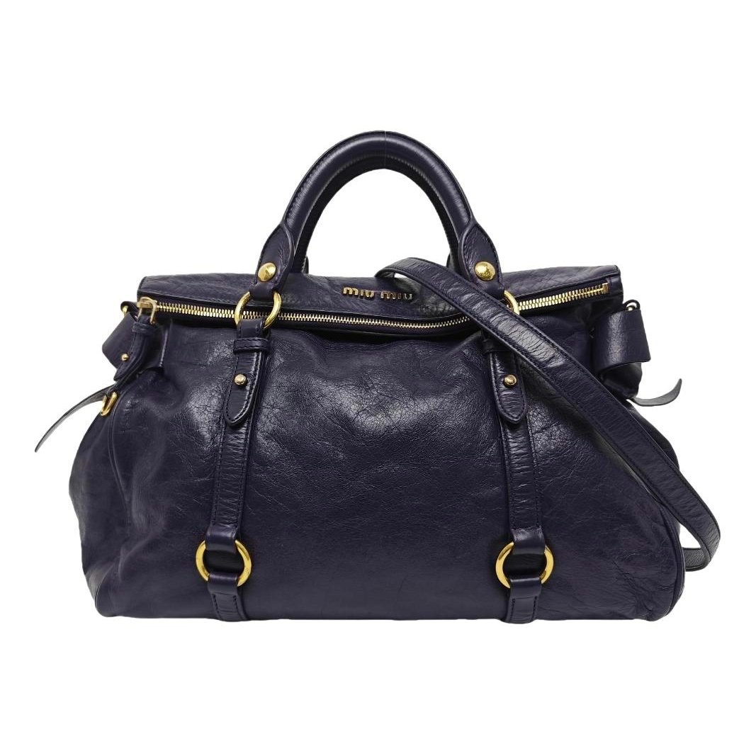 Bow bag leather handbag