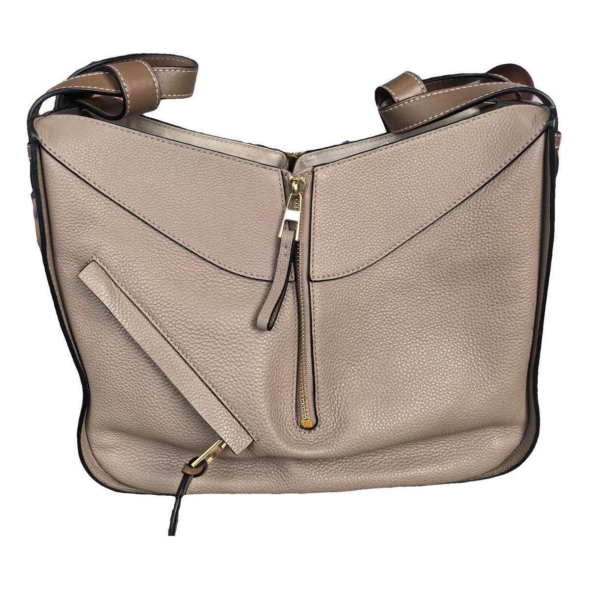 Hammock leather handbag