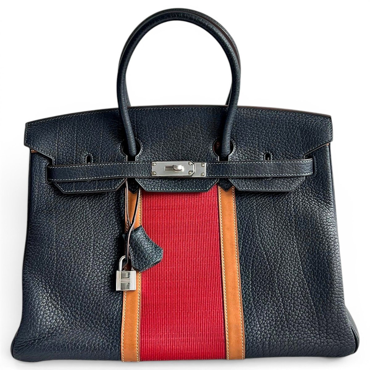 Birkin 35 leather handbag