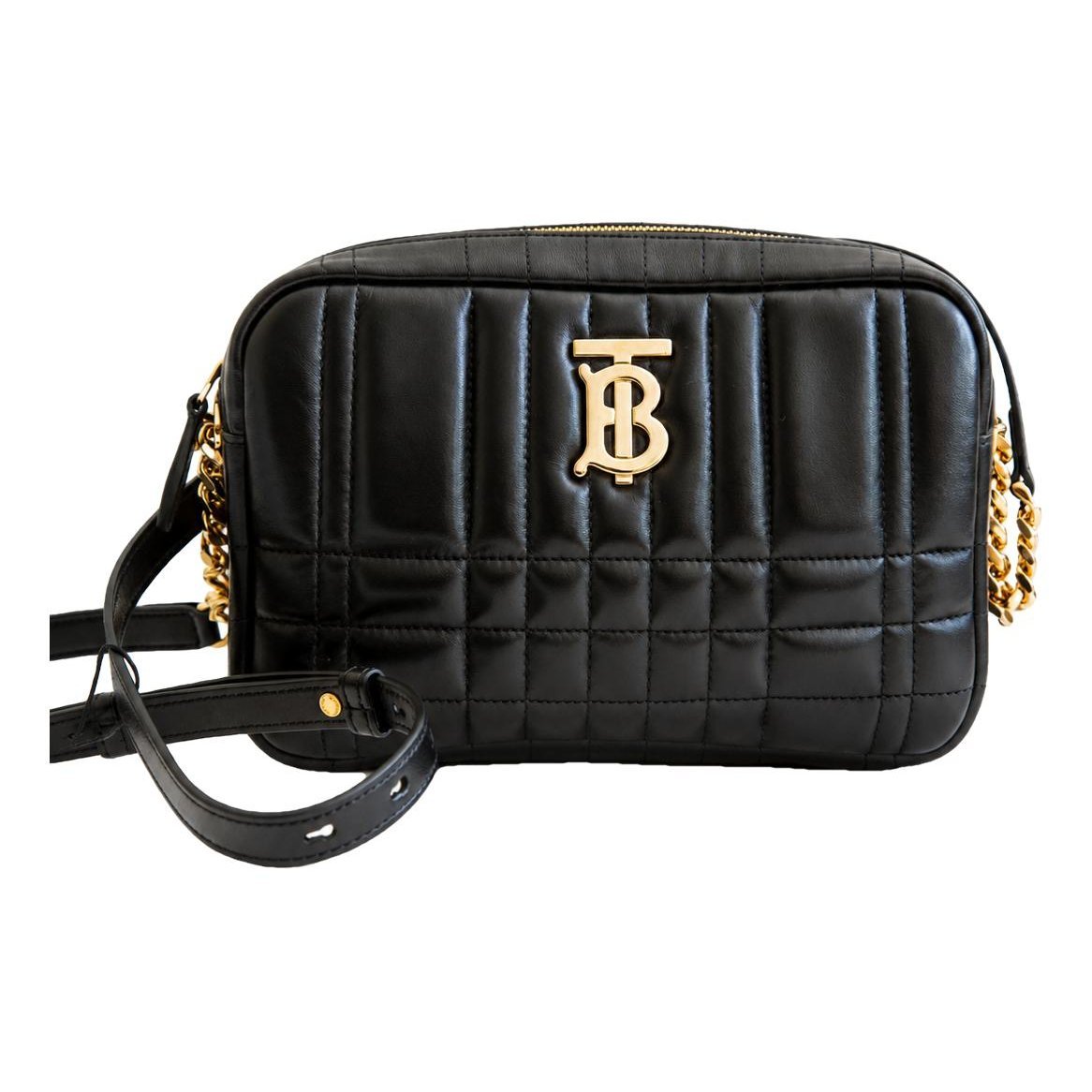 Lola Caméra leather crossbody bag