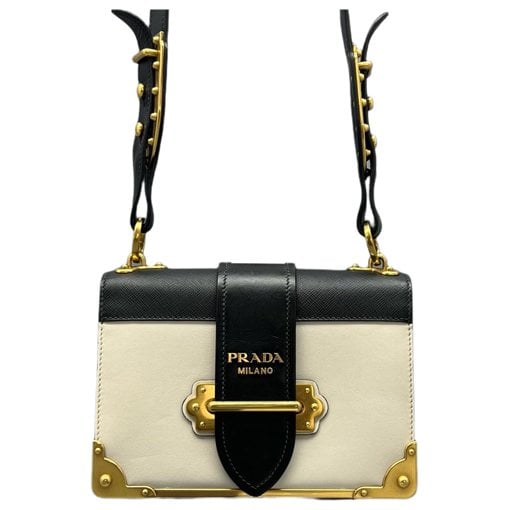 Cahier leather handbag