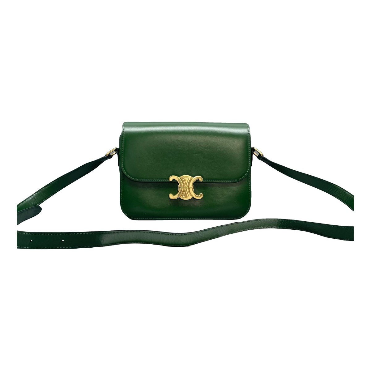 Triomphe leather handbag