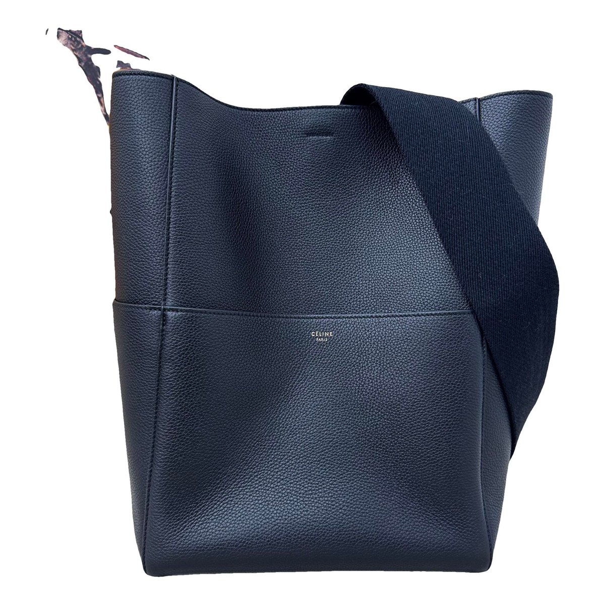 Seau Sangle leather handbag
