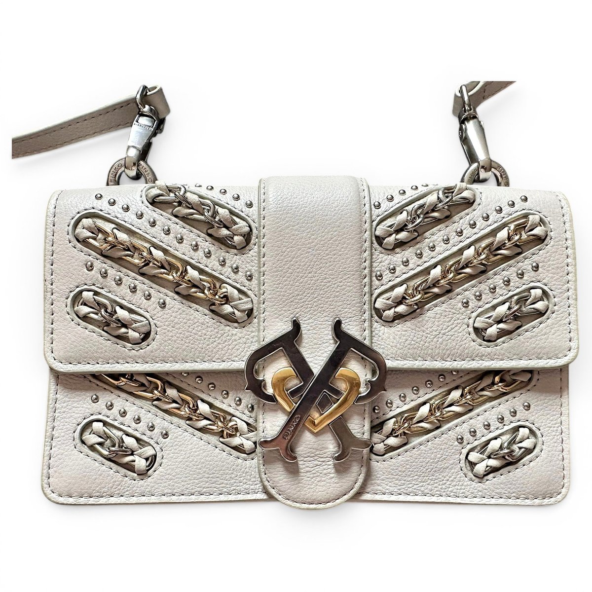 Love Bag leather clutch bag