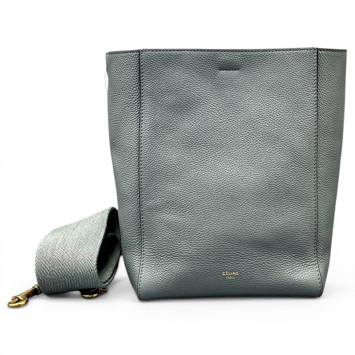 Seau Sangle leather handbag