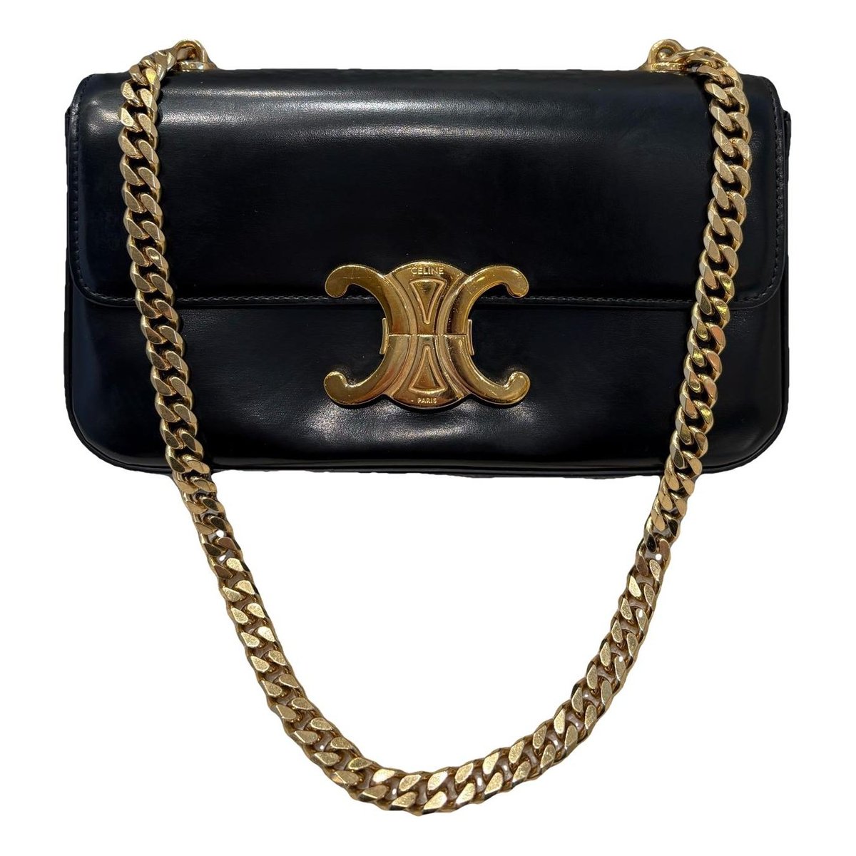 Triomphe leather handbag