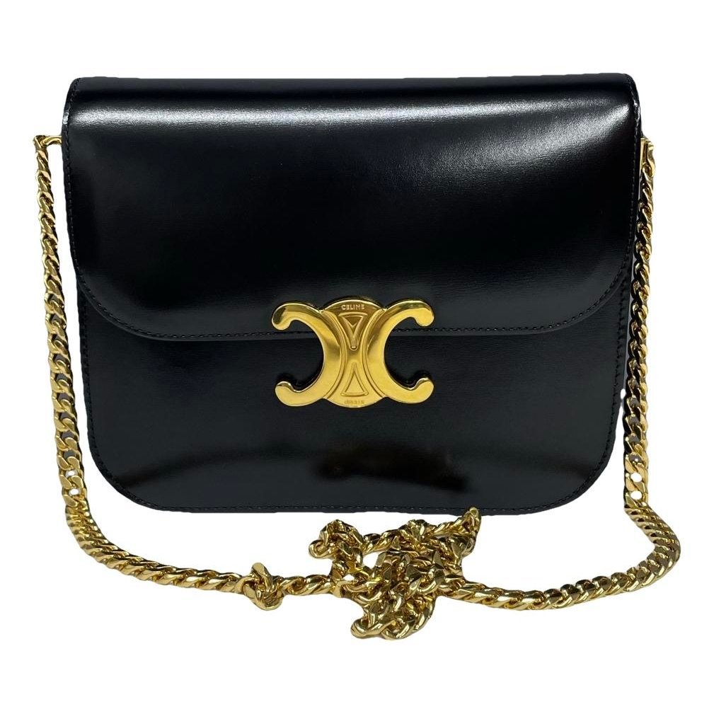 Triomphe leather handbag