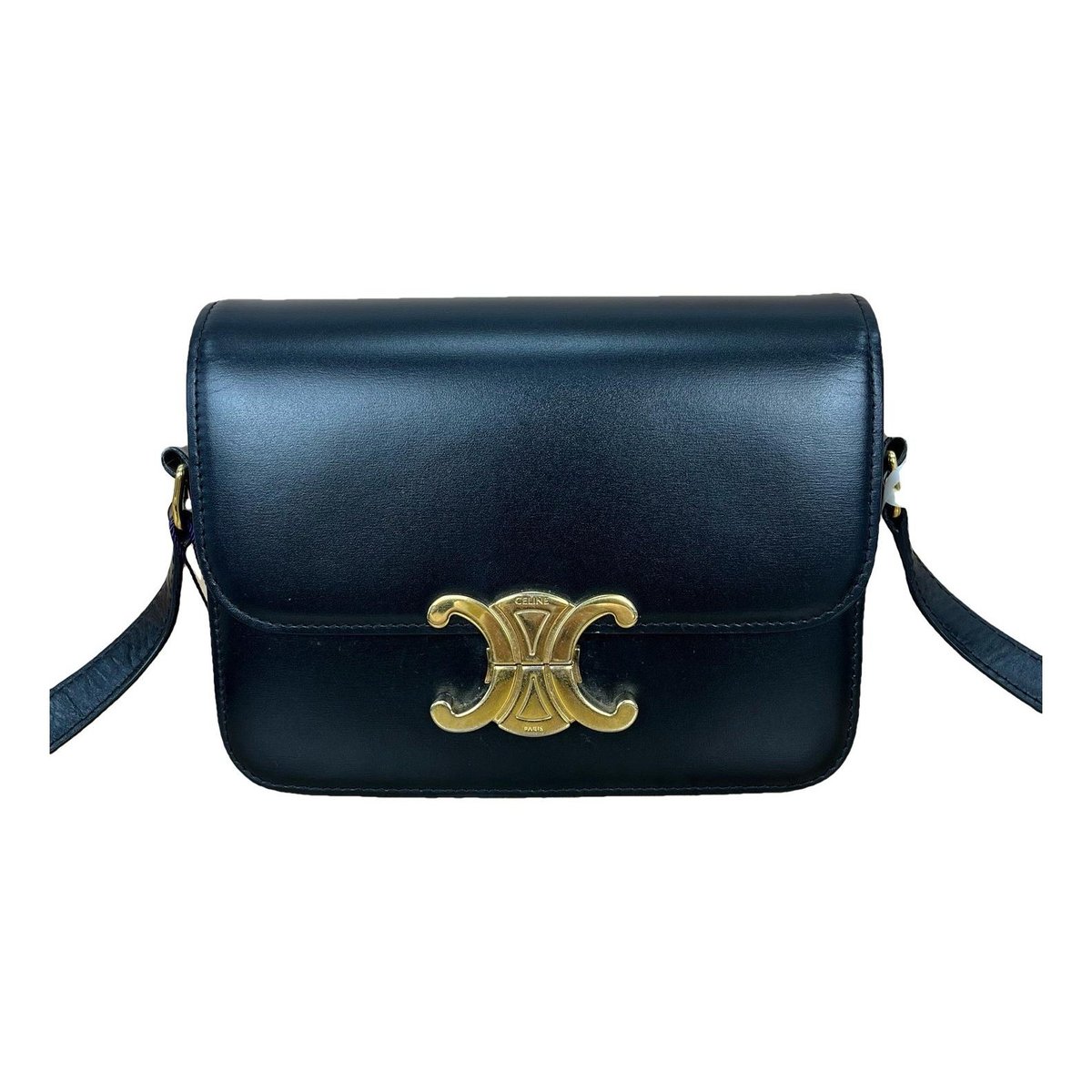 Triomphe leather handbag