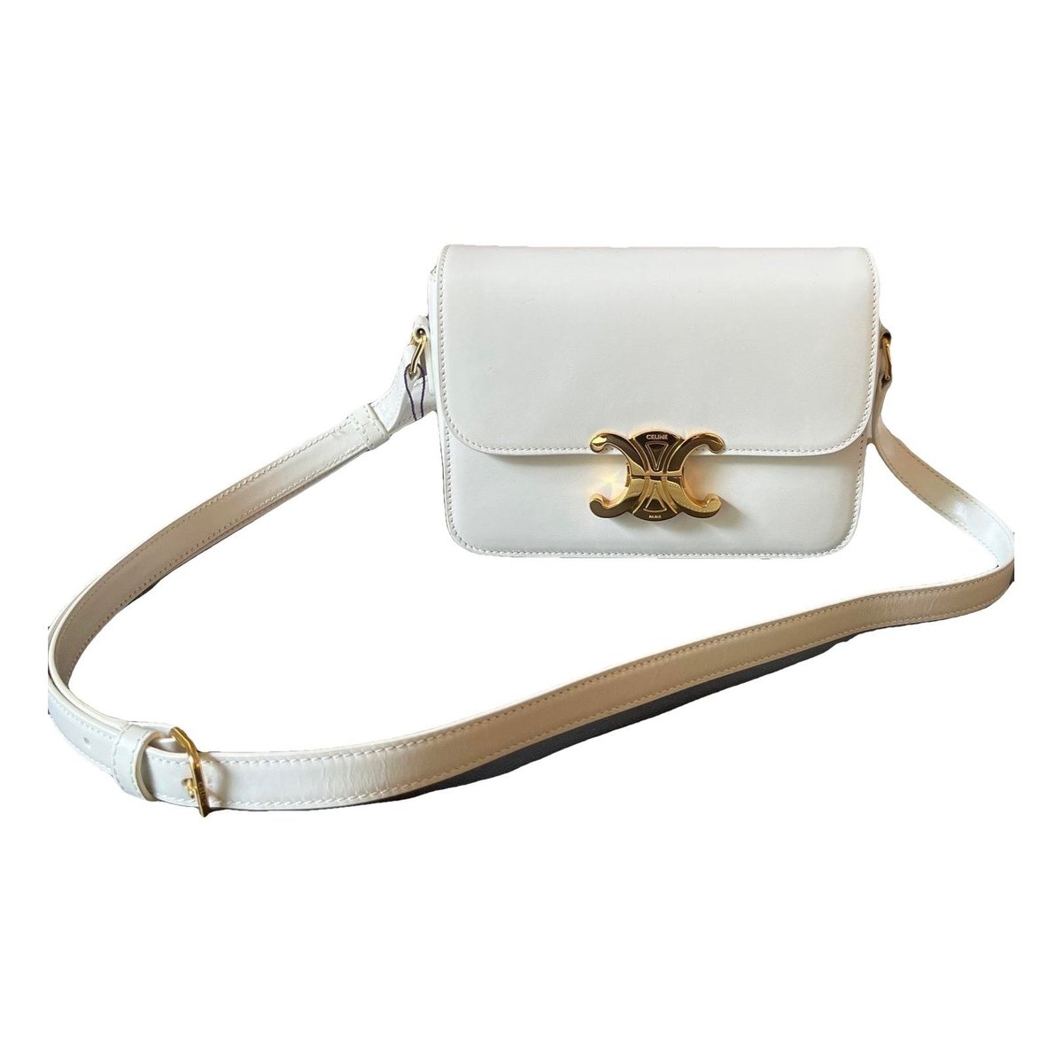 Triomphe leather handbag