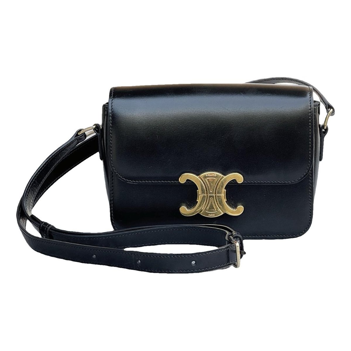Triomphe leather handbag