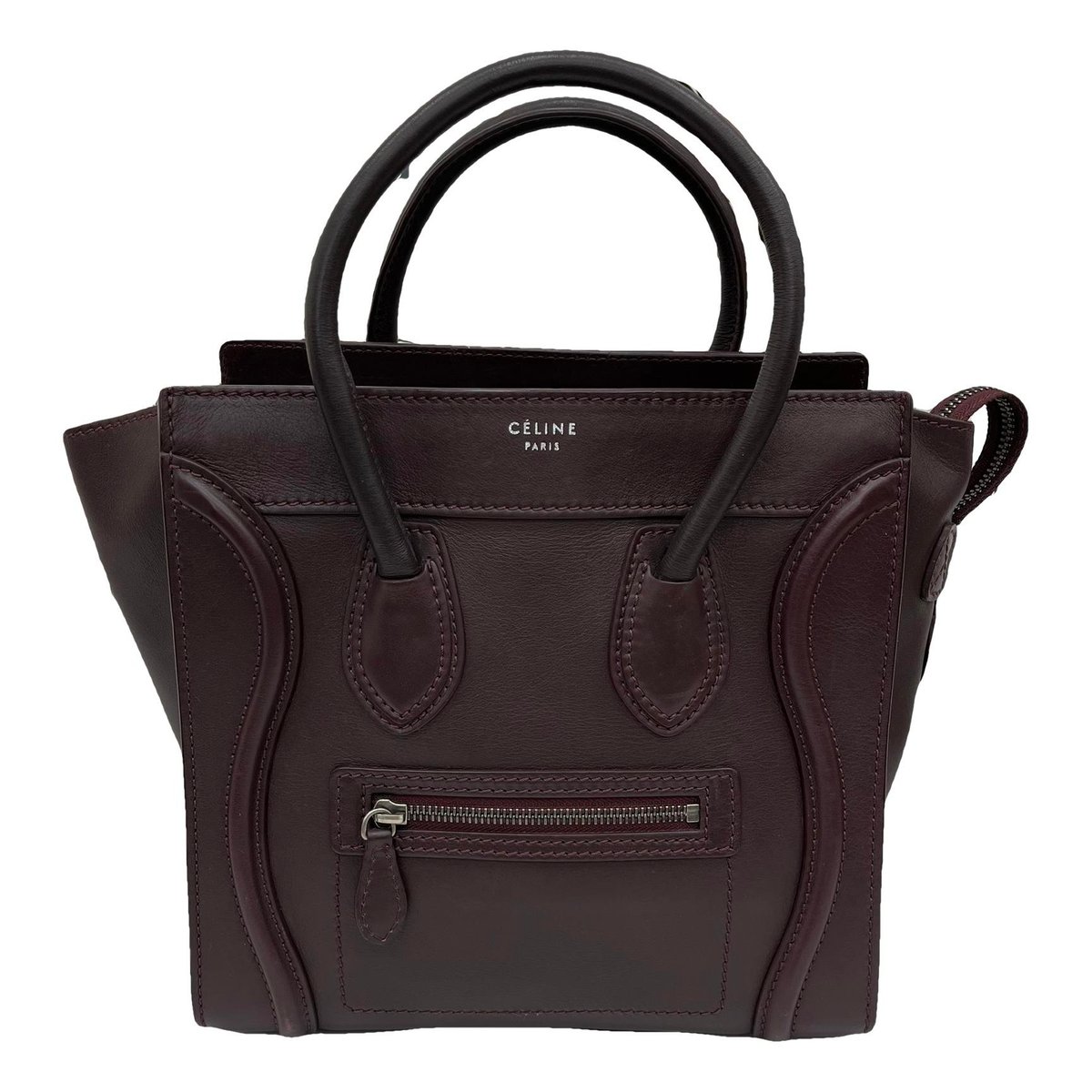 Luggage leather handbag