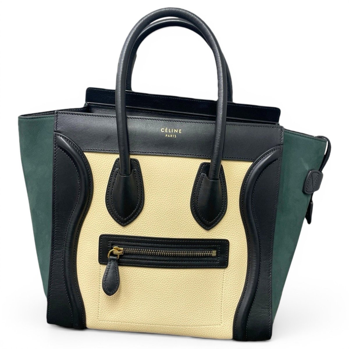 Luggage leather handbag