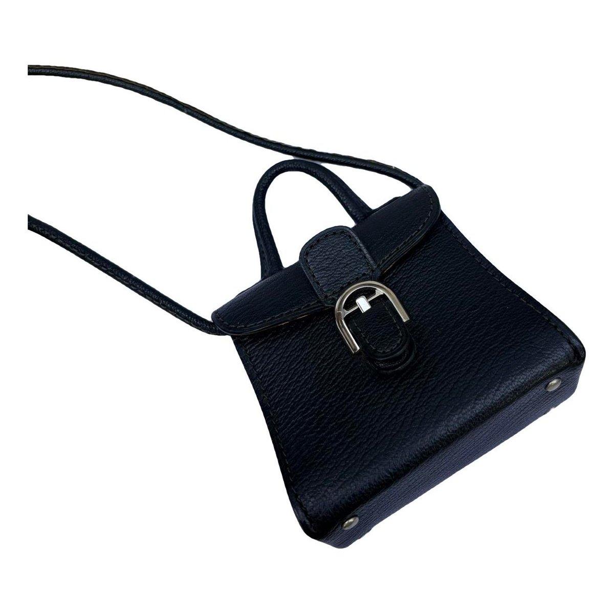 Brillant leather clutch bag