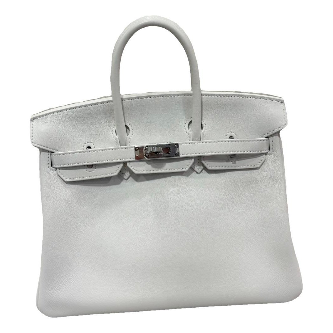 Birkin 25 leather handbag