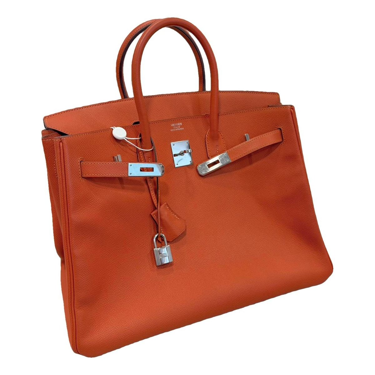 Birkin 35 leather handbag