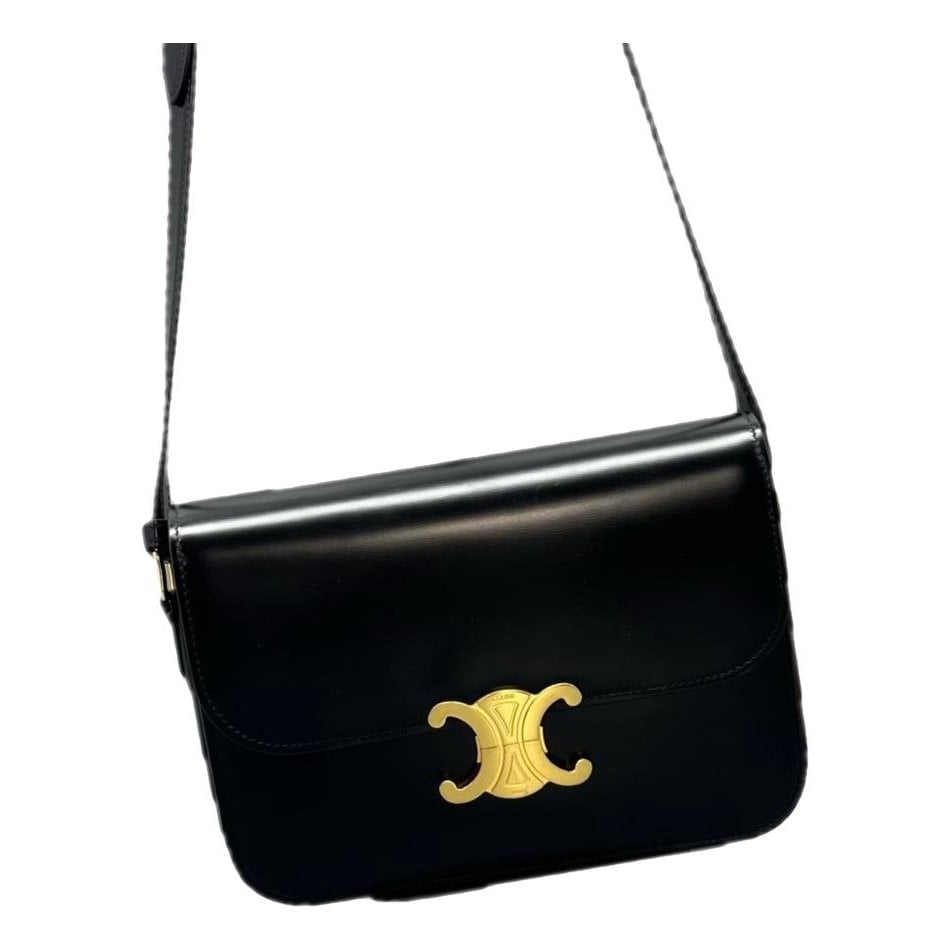 Triomphe leather handbag