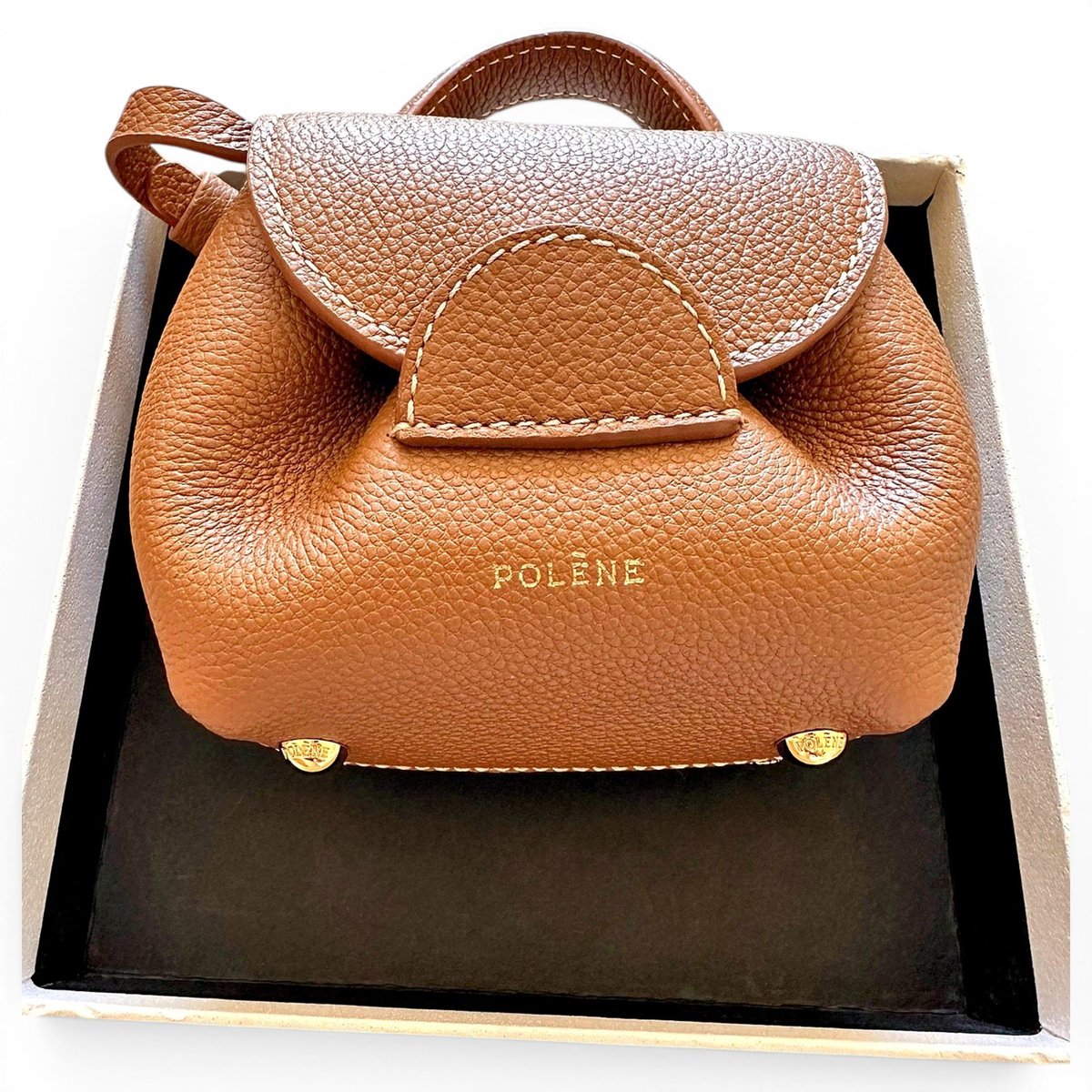 Numéro un nano leather mini bag