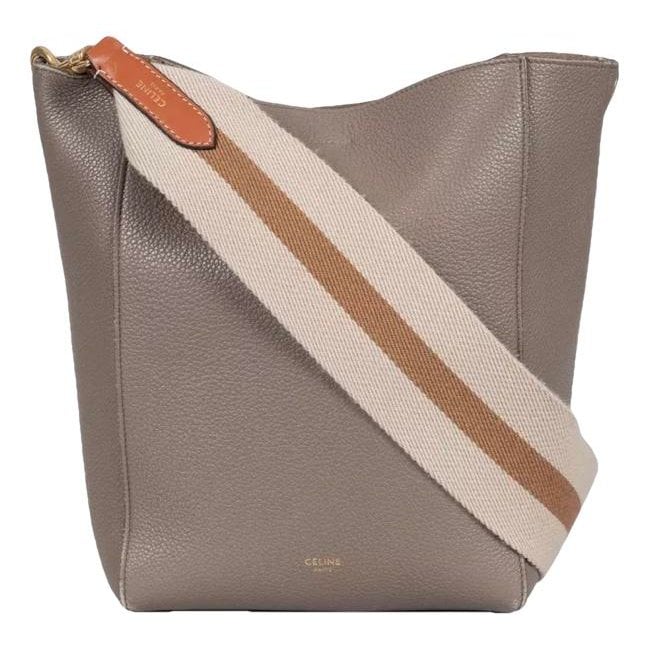 Seau Sangle leather handbag