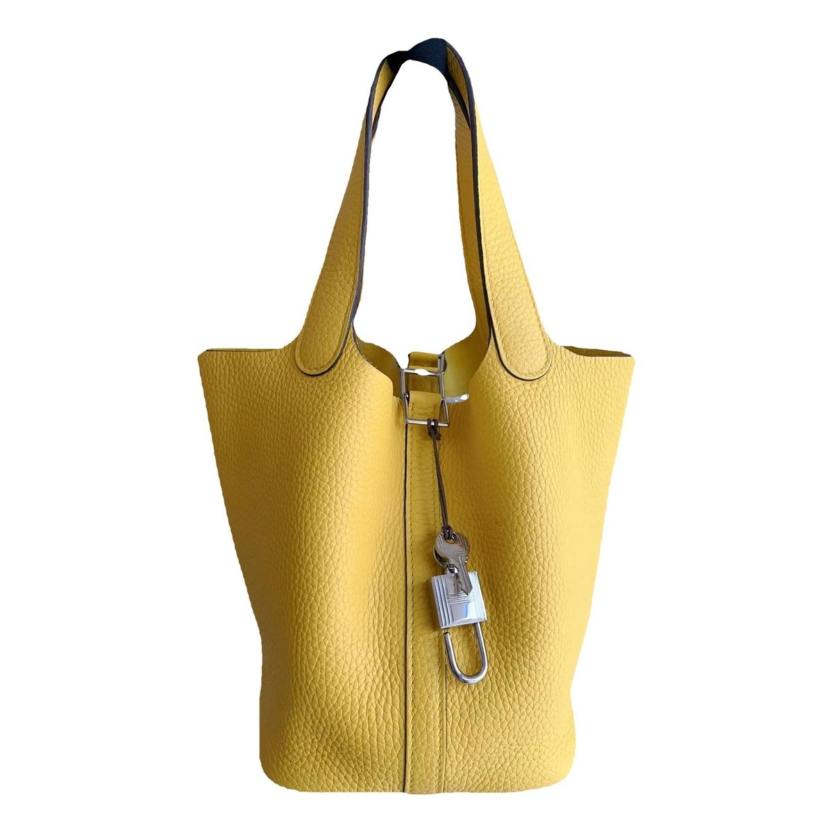 Picotin leather handbag