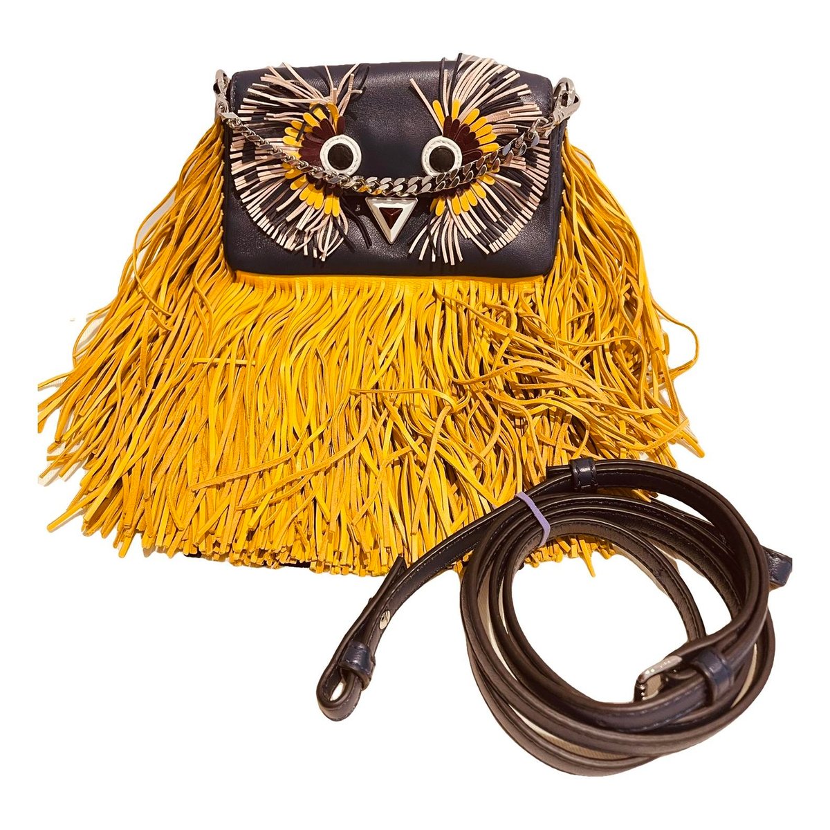 Baguette leather handbag
