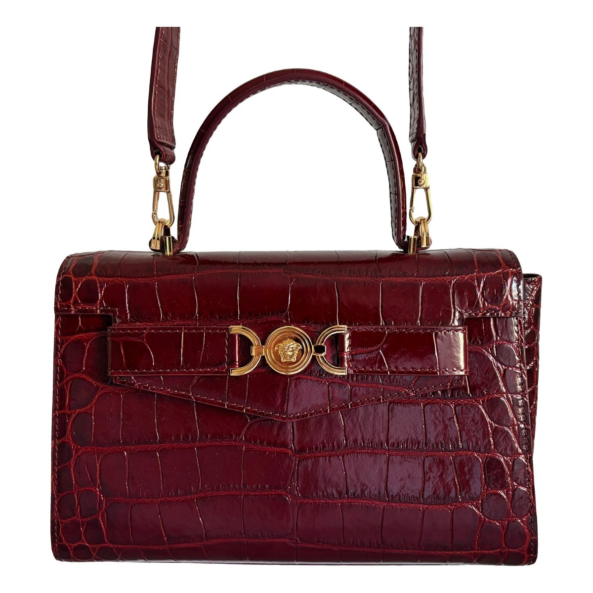 La Medusa leather handbag