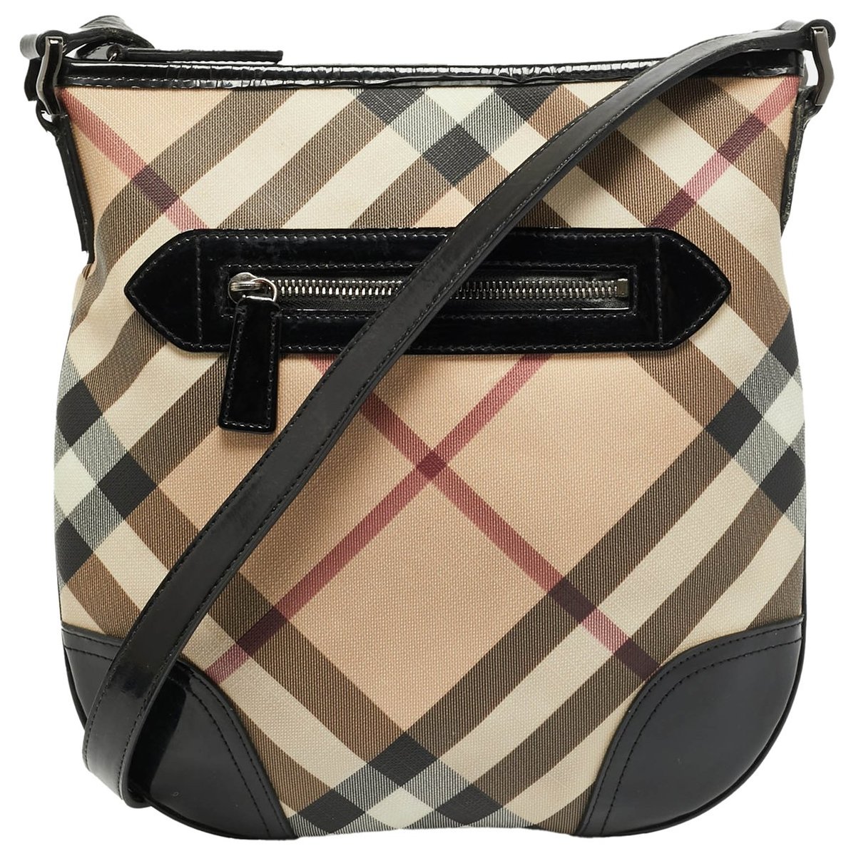 Dryden patent leather handbag
