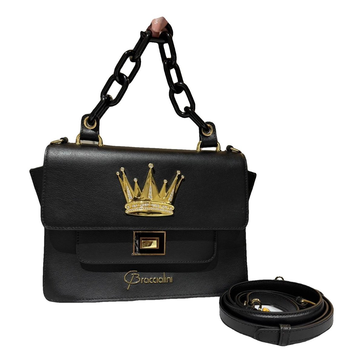Leather handbag