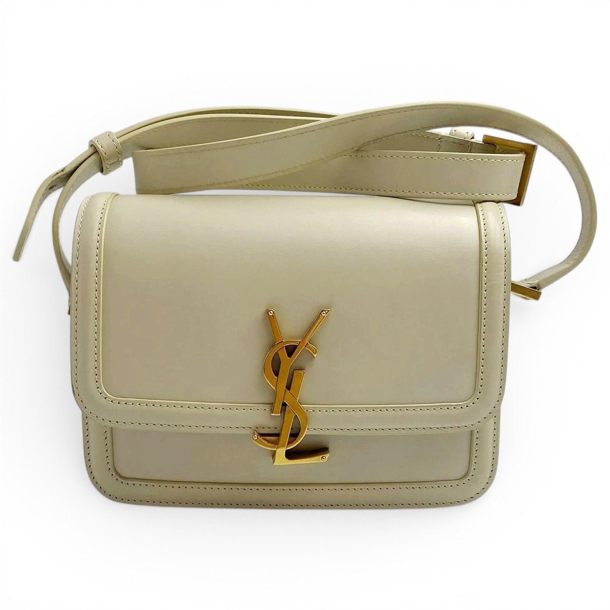 Solférino leather handbag