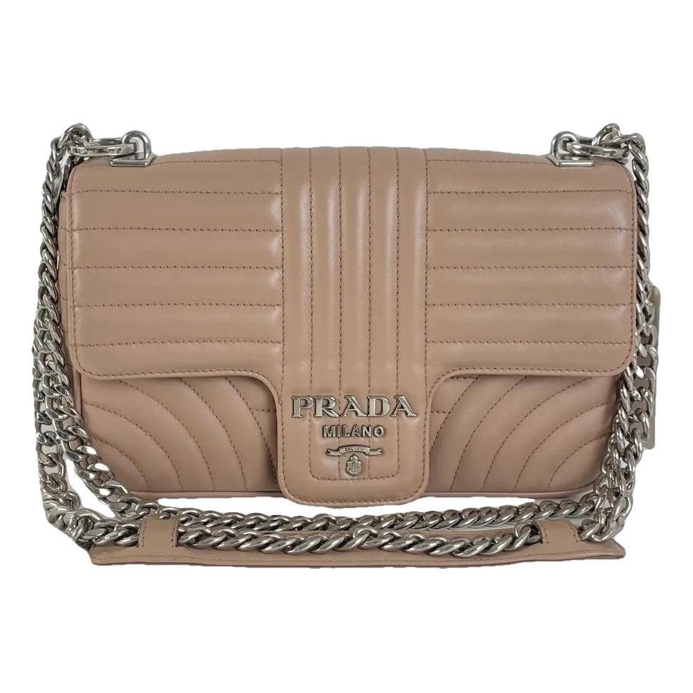 Diagramme leather handbag