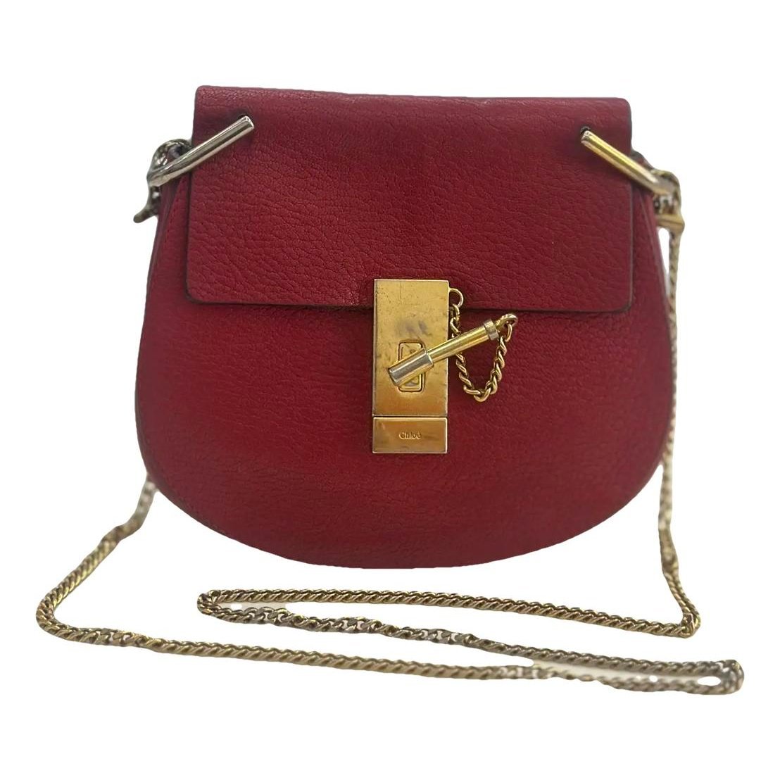 Drew leather crossbody bag