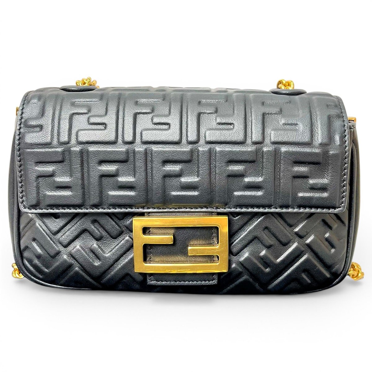Baguette leather handbag