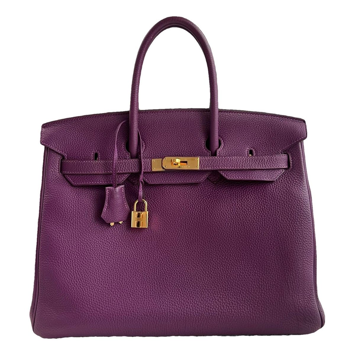 Birkin 35 leather handbag