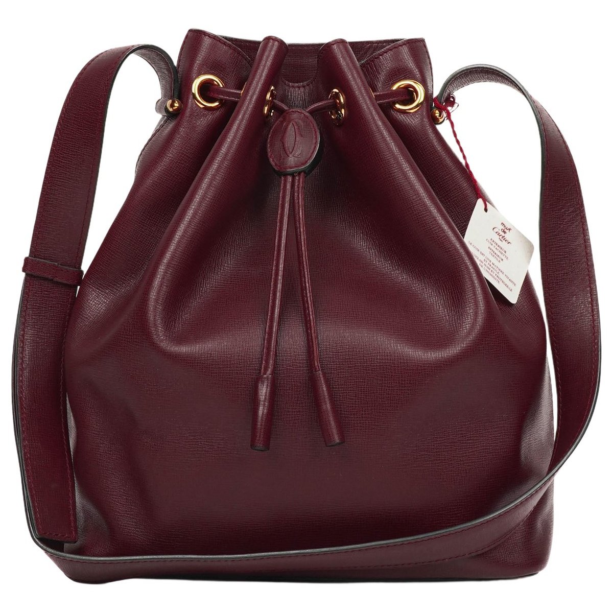 Seau leather handbag